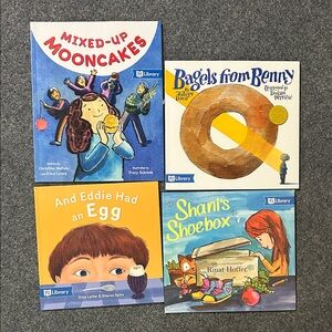 PJ library children’s books (lot of 4 books)